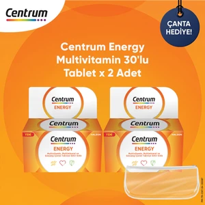 Energy Multivitamin 30'lu Tablet * 2 Adet+ Hediye Çanta