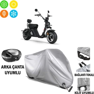 Rks M2 Elektrikli Scooter Branda Motosiklet Brandası Arka Çanta Bağlantı,kilit Uyumlu