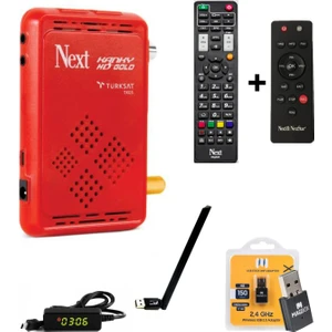 Uydupark-Next Kanky Wifi Antenli Mini Hd Uydu Alıcısı+Yedek Kumanda