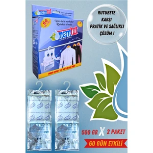 Rutubet Giderici Nem Emici Koku Küf ve Korozyon Önleyici 1 Kutu 2 Paket 1 kg