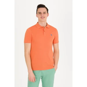 U.S. Polo Assn. Erkek Kiremit Tişört Basic 50262933-VR031