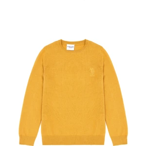 U.S. Polo Assn. Erkek Çocuk Hardal Kazak /Triko 50269409-VR072