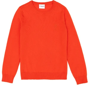 U.S. Polo Assn. Kız Çocuk Oranj Kazak /Triko 50269399-VR181