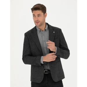 Pierre Cardin Erkek Füme Slim Fit Ceket 50273163-VR058