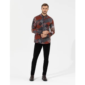 Pierre Cardin Erkek Siyah Slim Fit Kadife Kanvas Pantolon 50259715-VR046