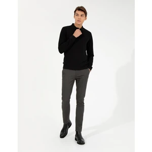 Pierre Cardin Erkek Haki Slim Fit Keten Karışımlı Chino Pantolon 50259718-VR027