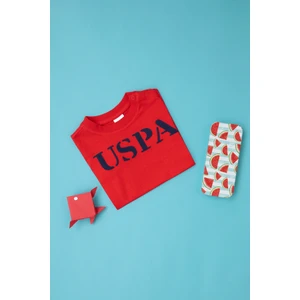 U.S. Polo Assn. Erkek Çocuk Kırmızı Tişört Basic 50266006-VR030