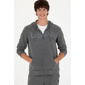 U.S. Polo Assn. Erkek Antrasit Melanj Hırka (Örme) 50269394-VR081