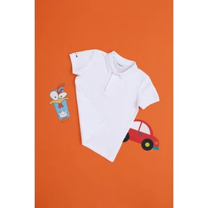 U.S. Polo Assn. Erkek Çocuk Beyaz Tişört Basic 50292129-VR013