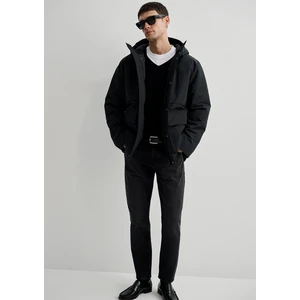 Kapüşonlu Siyah PARKA0110442-71379