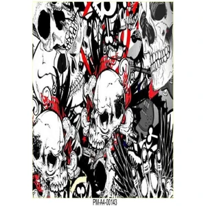 Rebon Moto Design Hellaflush Tasarımlı Ekipman Kask Motorsiklet Sticker Seti 09