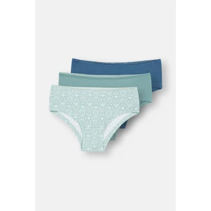 Multıcolor Kadın 2'li Desenli Hıpster Külot