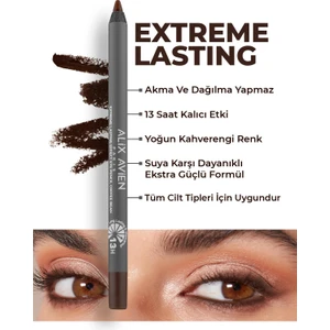 Alix Avien Suya Dayanıklı Kahverengi Göz Kalemi - Extreme Lasting Effect Eye Pencil Coffe Bean
