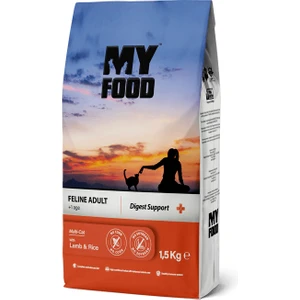 My Food Yetişkin Kedi Kuru Maması Kuzulu Pirinçli