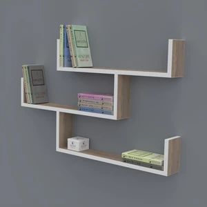 Kenzlife kitaplık gülin 055*080*20 crd duvar rafı