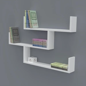 Kenzlife kitaplık gülin 055*080*20 byz duvar rafı
