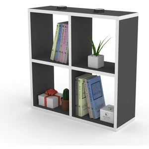 Kenzlife kitaplık gülbin 060*060*20 gri duvar rafı