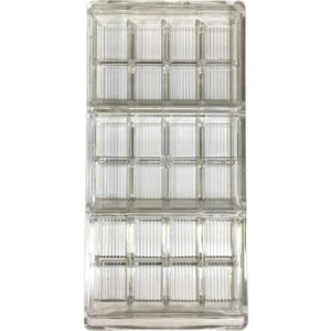 Dubai Çikolata Kalıbı Polikarbon 3 Bölmeli 27X13 cm
