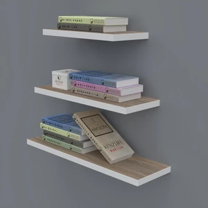 Kenzlife kitaplık nadire 000*050-040-030*20 crd duvar rafı