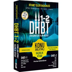 Yedi İklim Dhbt 1-2 Din Hizmetleri Alan Bilgisi Konu Anlatımlı Hazırlık Kitabı - Ferhat Erdoğan