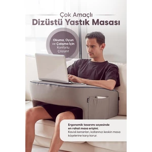 Çalışma, Oyun ve Okuma Için Kol Destekli Visco Yastık, Yatakta - Koltukta Maksimum Rahatlık