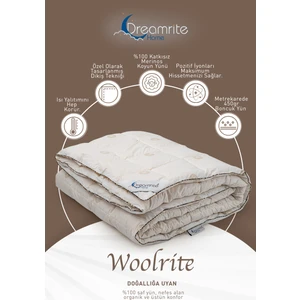 Dreamrite Home Woolrite yün yorgan 195 x 215cm çift kişilik