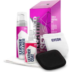 Q²m Leatherset Natural Modern Deri Günlük Hafif Temizlik ve Bakım Seti (5 Parça) - 200 ml