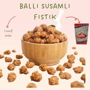 Taşpınar Kuruyemiş Ballı Susamlı Fıstık 500 gr