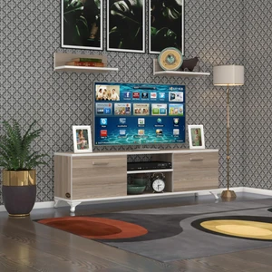 Kenzlife televizyon sehpası berlin 120 crd tv ünitesi raflı