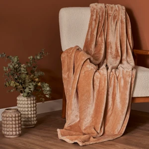 Bella Maison Shelly Wellsoft Tv Battaniyesi Bej (140X190 Cm)