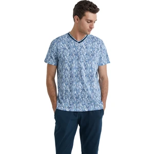 Erkek Pijama Üstü 40670 - Lacivert