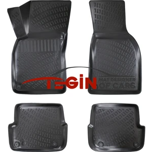 Audi A6 C6 2010 3D Havuzlu Paspas Siyah