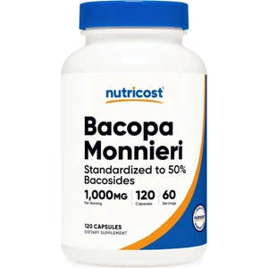 Bacopa Monnieri 1000 mg - 120 Capsul - 60 Servings