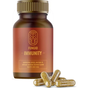 Immunity Reishi (Ganoderma), Maytake ve Shiitake Mantarı Ekstresi Içeren Takviye Edici Gıda