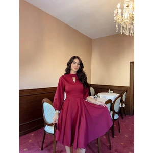 Sindi Moda Damla Detay Elbise