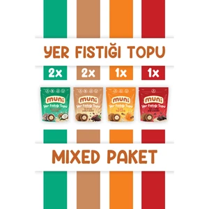 Yer Fıstığı Topu, Mixed Paket, 80 gr x 6 Adet