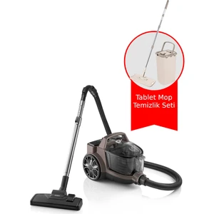 AR4077 Focus Pro Cyclone Filtreli 890 W  Toz Torbasız, Hepa Filtreli Elektirikli Süpürge - Toprak
