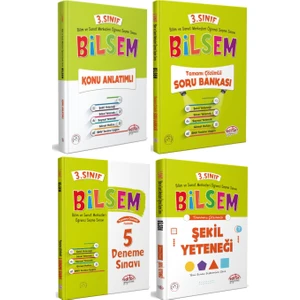 Editör Yayınları Bilsem 3. Sınıf Hazırlık Seti 4 Kitap