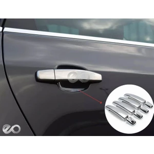 Ebal Oto Opel Corsa E Krom Kapı Kolu 4 Kapı 2015 Üzeri Paslanmaz Çelik