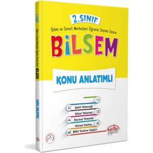 Editör Yayınları 2. Sınıf BİLSEM Konu Kitabı