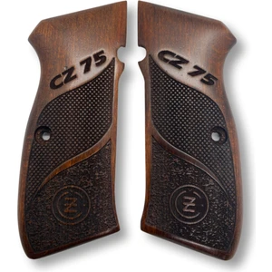 Zib Grips Silah Kabzası - Cz 75, Canik 55, S120, L120 ile Uyumlu - Koyu Kahverengi Renk - CZ75CV046