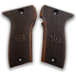 Zib Grips Silah Kabzası - Mab Model D 7.65 ile Uyumlu - Koyu Kahverengi Renk - MAB765CV004