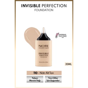Note Cosmetics Invisible Perfection 110 Fair Ivory Fondöten