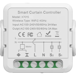 Xenon Smart Akıllı Panjur Anahtarı Perde Kontrol Modülü Uygulama Kontrollü (Wi-Fi) Panjur Şalteri Zamanlayıcı Anahtar X7015