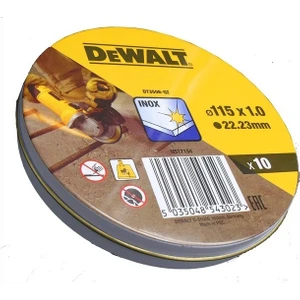DT3506 115X1.0 mm Inox Kesici Disk 10'lu