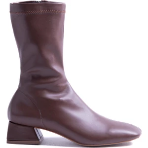 Pila Kahve Cilt Streç Bot