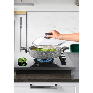22 cm Granit Basık Tencere