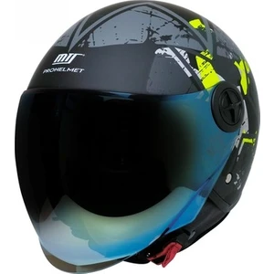 Mts FX-101 Yarım Kask Neon Camo
