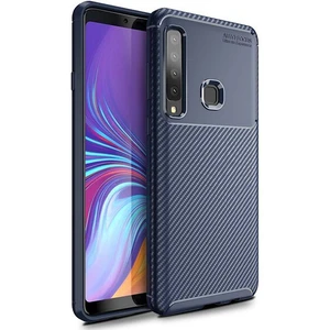 Samsung Galaxy A9 2018 Karbon Görünüm Negro Silikon Kılıf