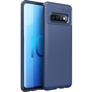 Samsung Galaxy S10 Plus Karbon Görünüm Negro Silikon Kılıf